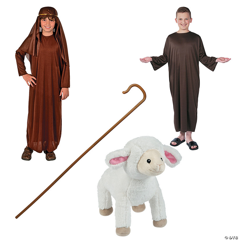 Kids&#8217; Shepherd Costume Kit - Large/Extra Large - 4 Pc. Image