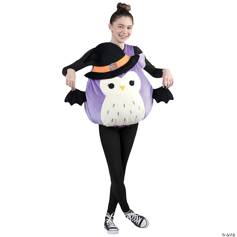Kids Squishmallows Holly Owl Costume Image