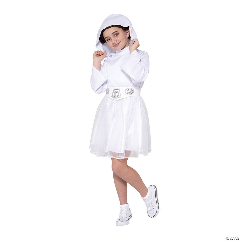 Kids Star Wars: A New Hope&amp;#8482; Princess Leia Dress Costume Image