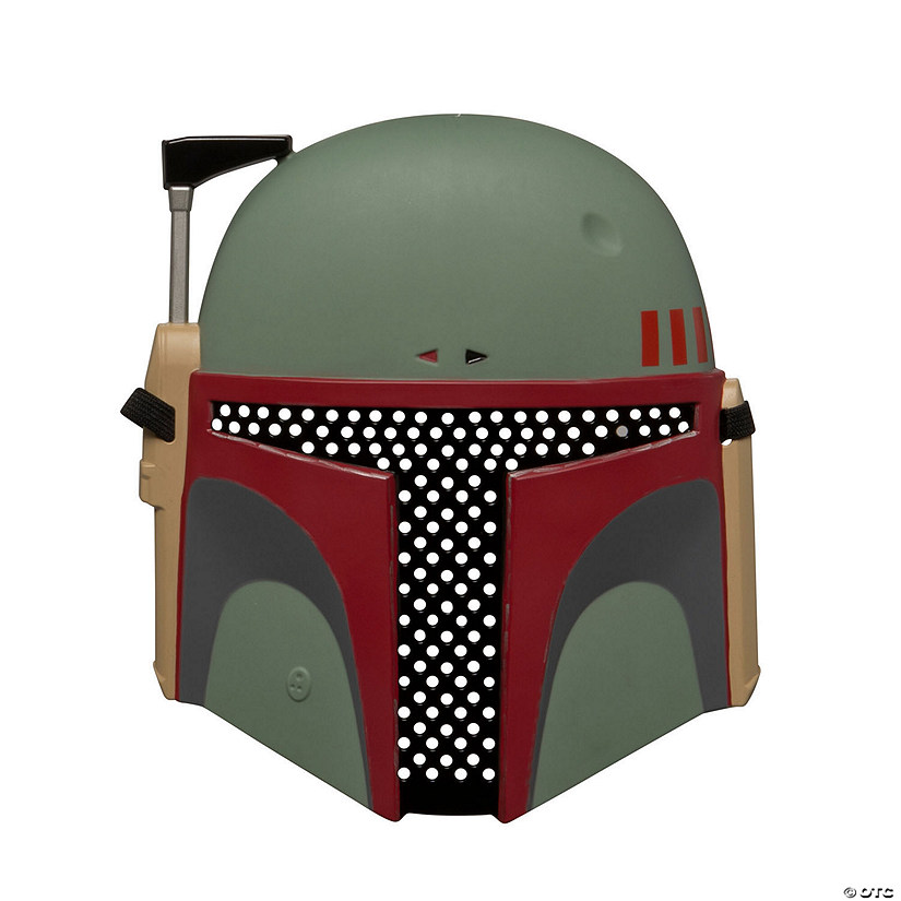 Kids Star Wars Boba Fett Plastic Face Mask Image