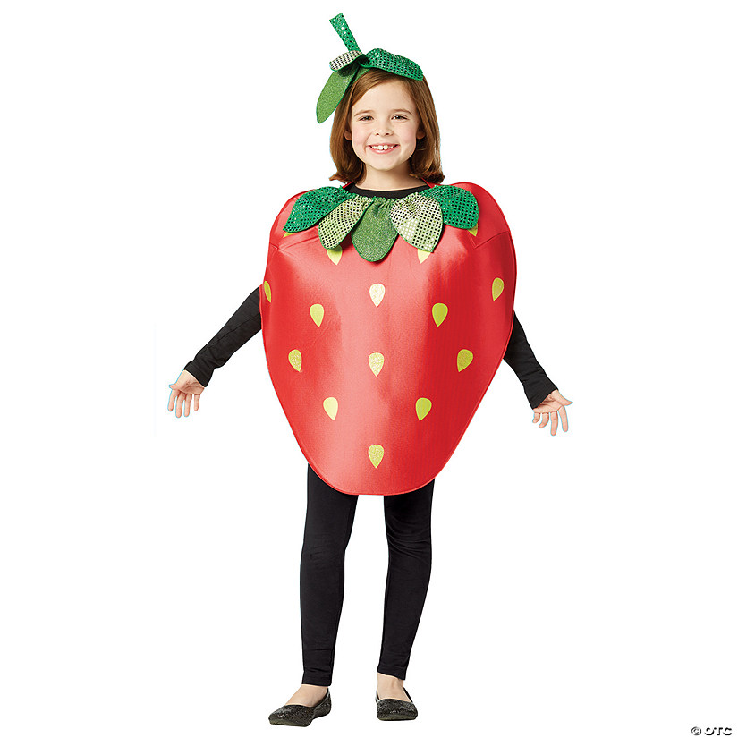 Kids Strawberry Costume Image