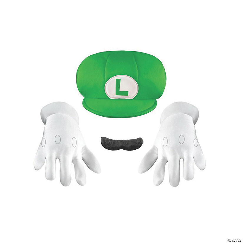 Kids Super Mario Bros.&amp;#8482; Luigi Accessory Kit Image