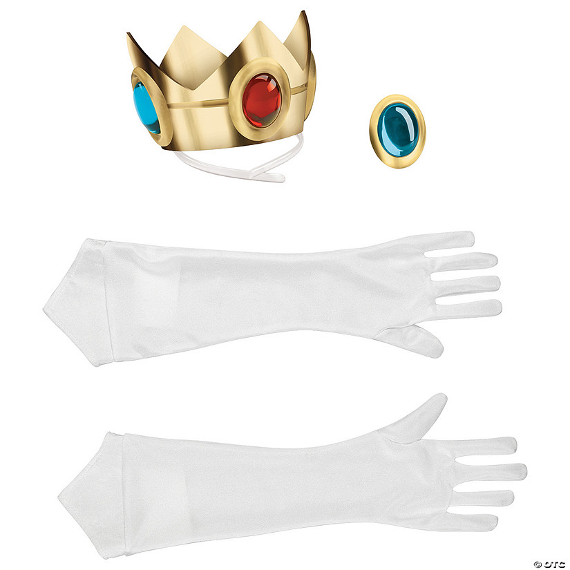Kids Super Mario Bros.&amp;#8482; Princess Peach Costume Accessory Kit Image