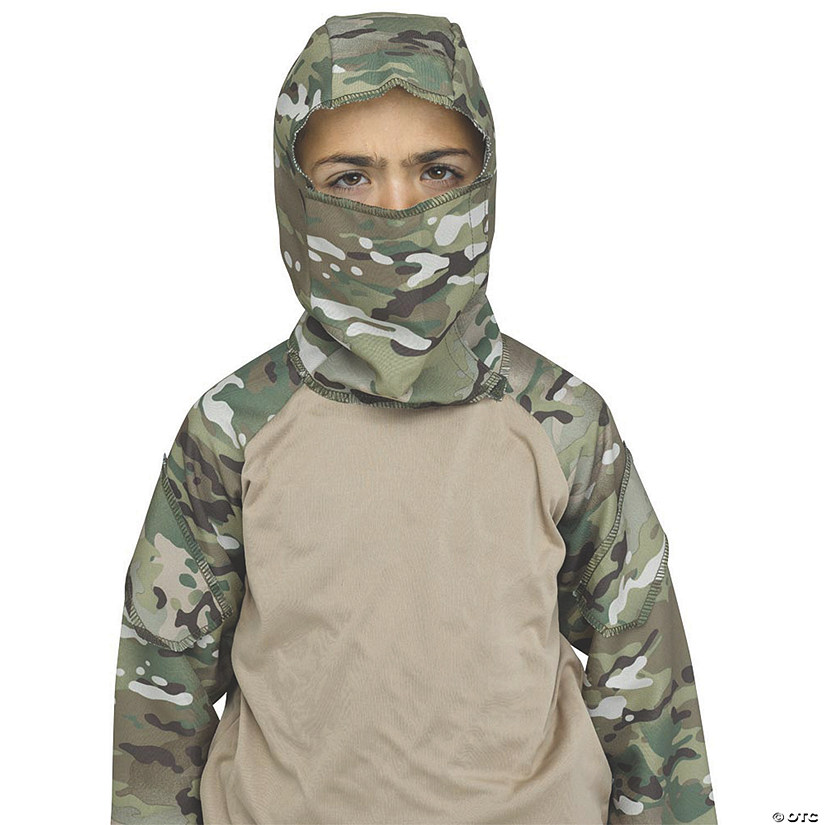 Kids' Tactical Gear Balaclava Ski Mask Costume Image