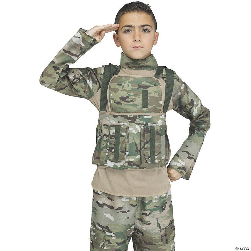 Kids Tactical Vest Costume Image