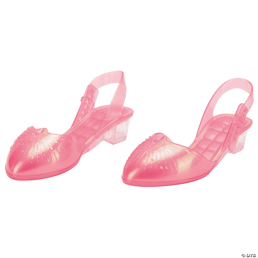 Kids Wicked&amp;#8482; Glinda Jelly Shoes Costume Accessory - One Size Image