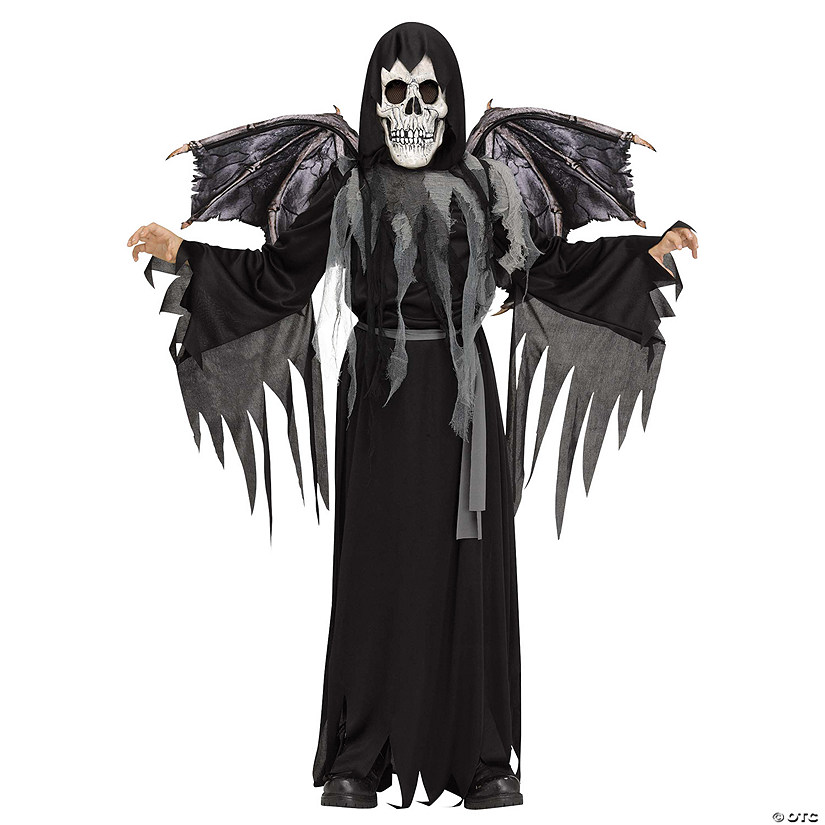 Kids Winged Reaper Costume Image