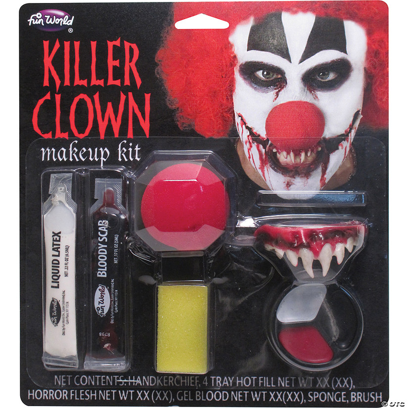 Killer Clown Make Up Kit Image