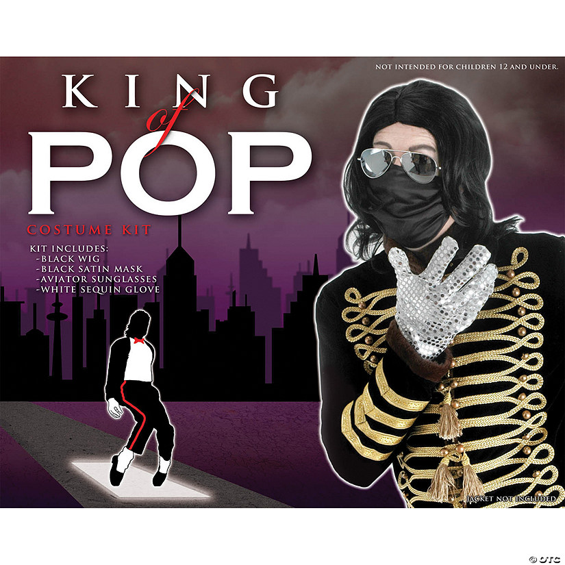 King Of Pop Adult Costume Kit Image