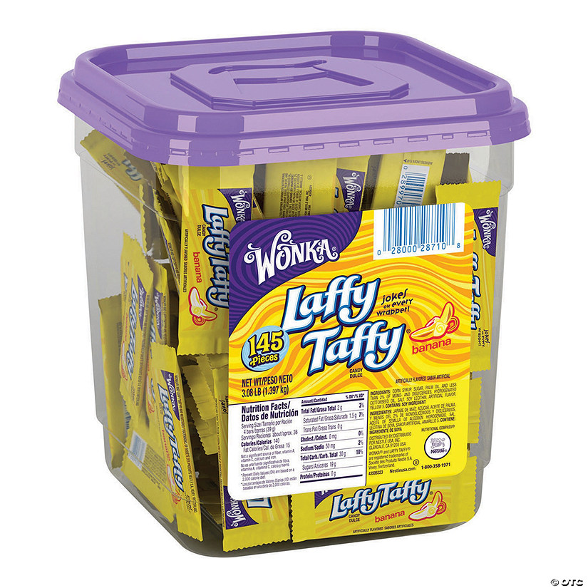 LAFFY TAFFY Banana Tub, 145 Count Image