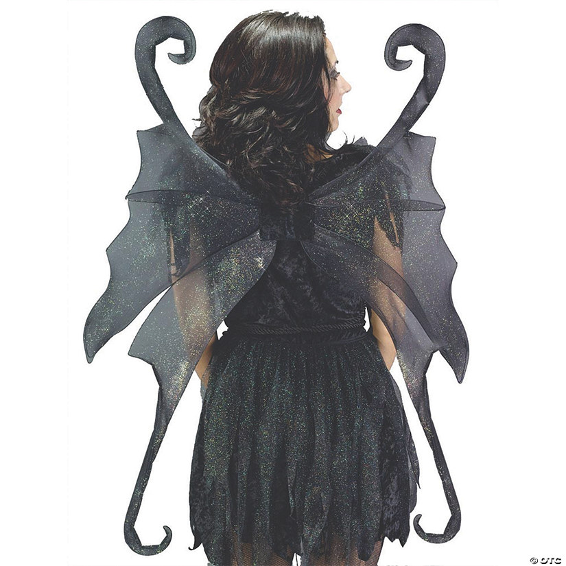 Large Black Fairy Wings Image
