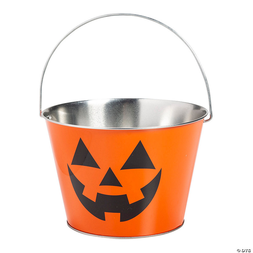 Large Jack-O&amp;#8217;-Lantern Pails Image