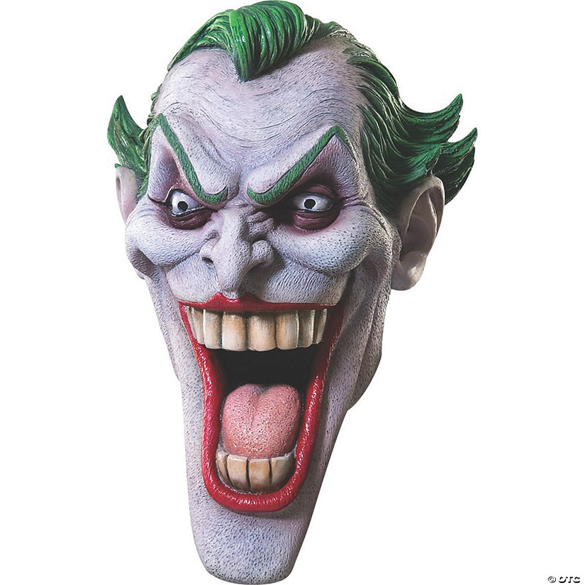 Latex Comic Book Joker Mask Halloween Express