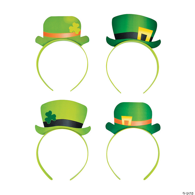 Leprechaun Hat Headbands - 12 Pc. Image