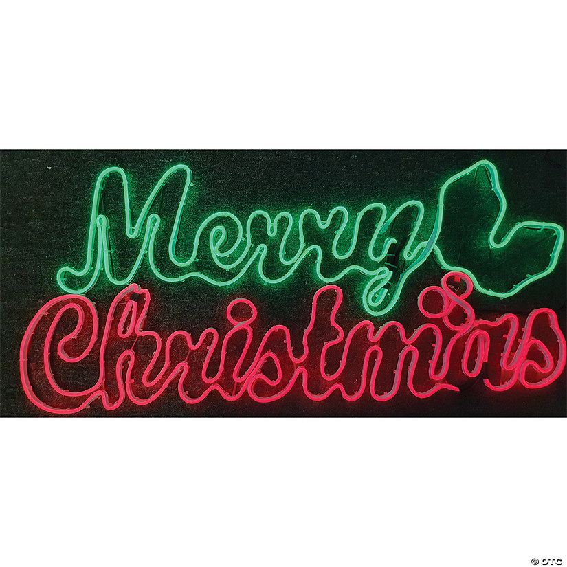 Light Glo LED Merry Christmas Sign Image
