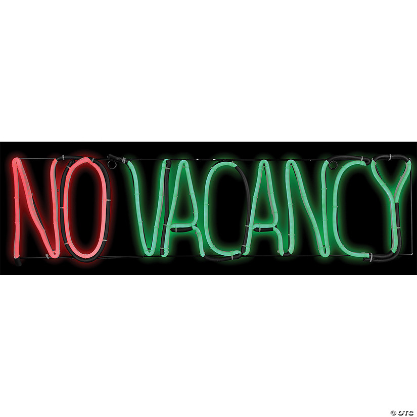 Light Glow No Vacancy Sign Image