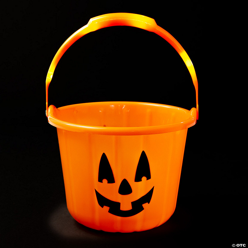 Light-Up Jack-o-Lantern Trick or Treat Bucket Image