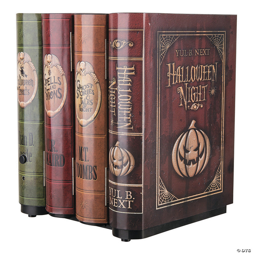 Light-Up Moving Books Halloween Decoration Image
