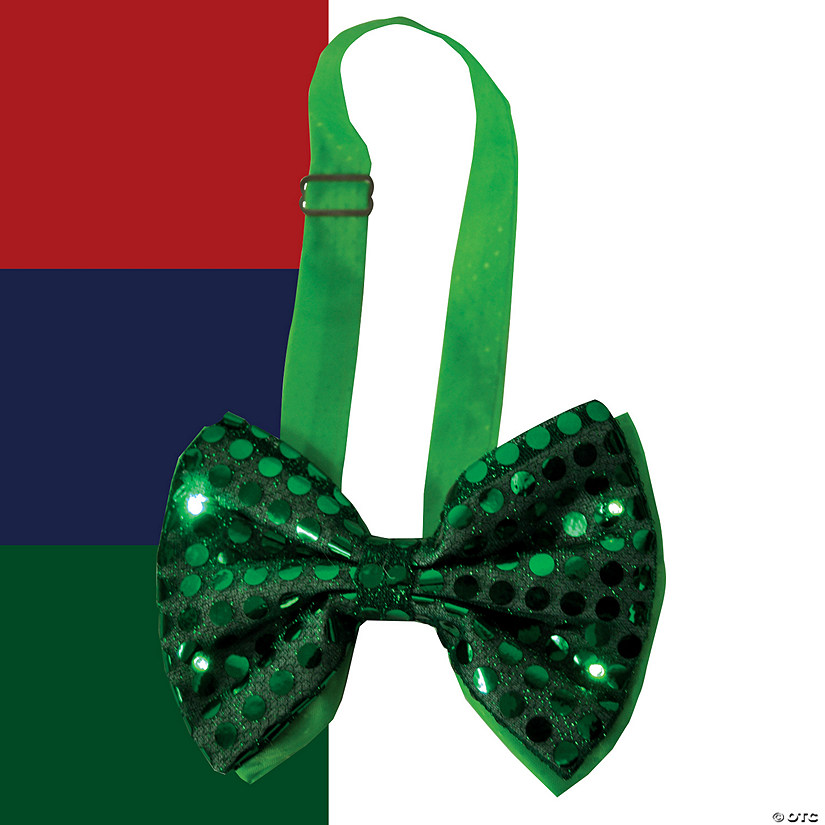 Light Up Sequin Bow Tie Image
