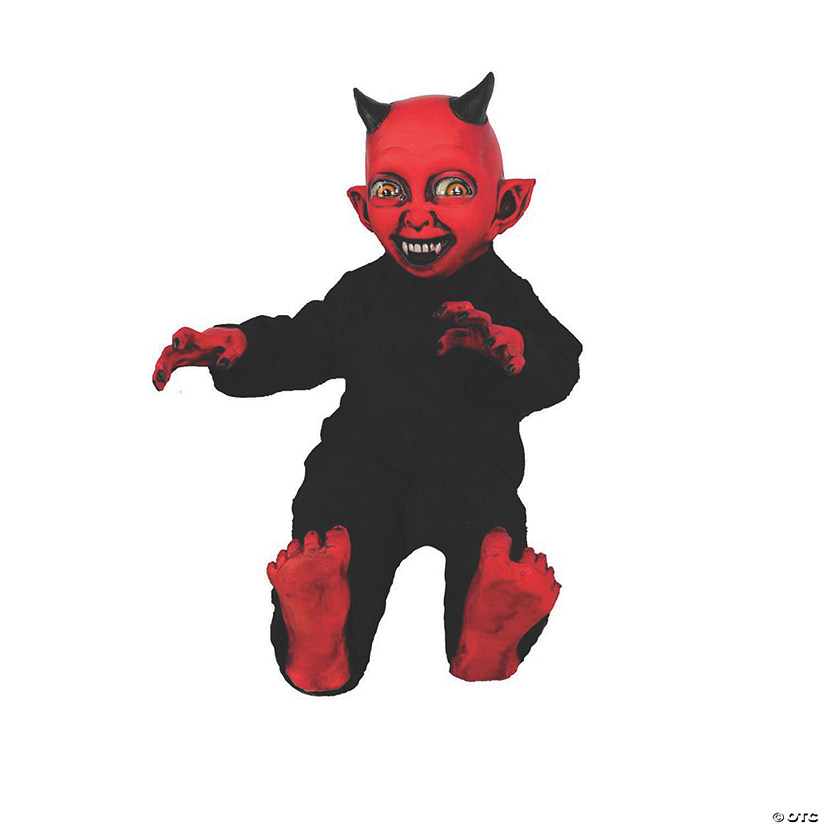 Little Devil Monster Kid Halloween Decoration Image