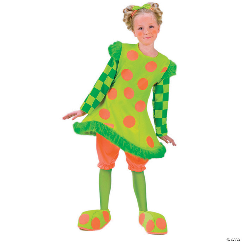 Lolli the Clown Girls Halloween Costume Image