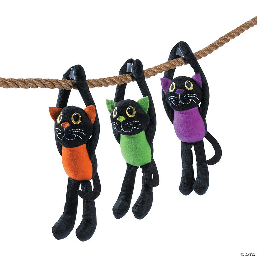Long Arm Stuffed Cats - 12 Pc. Image