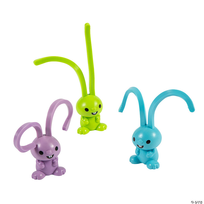 Long-Eared Easter Bunny Bendables &#8211; 24 Pc. Image
