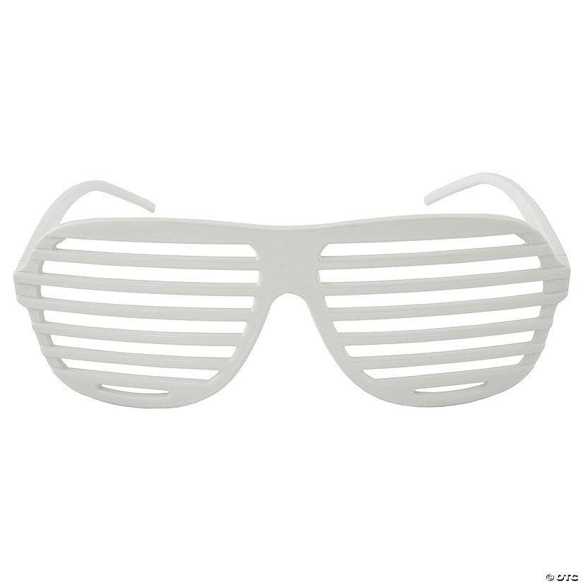 Louvre White Glasses - 1 Pc. Image