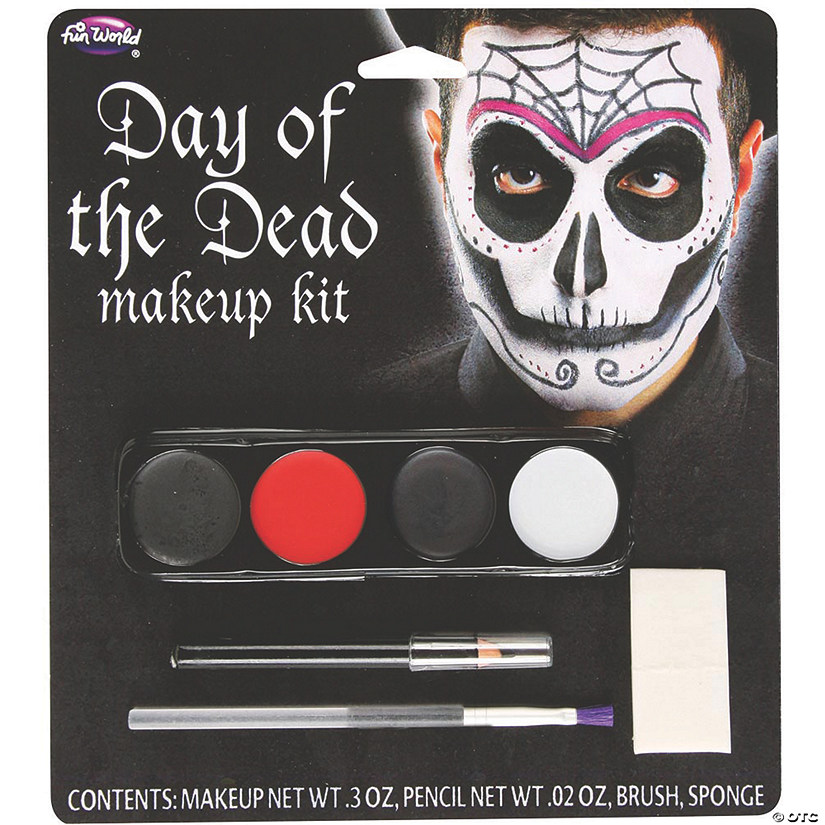 Male Day of the Dead Makeup Kit Image