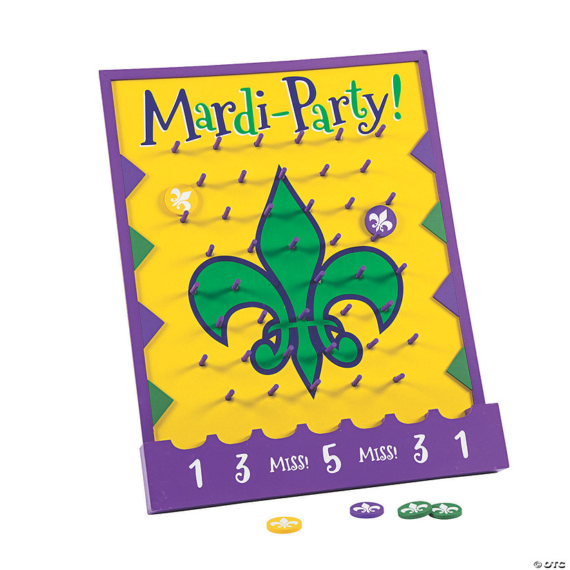Mardi Gras Disc Drop Game Image