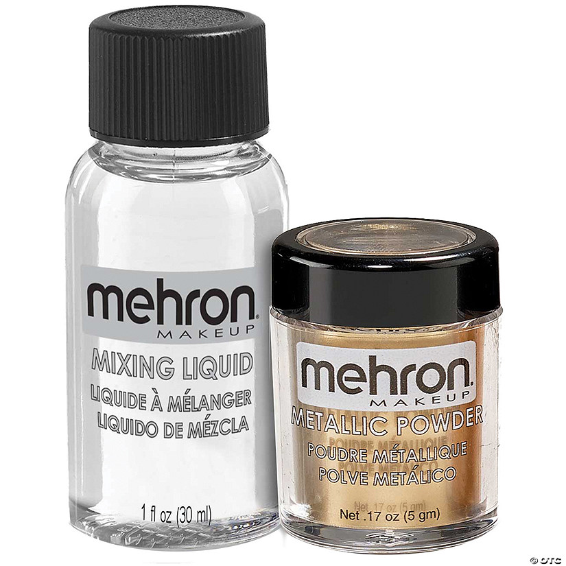 Mehron Metallic Makeup Powder Gold Image