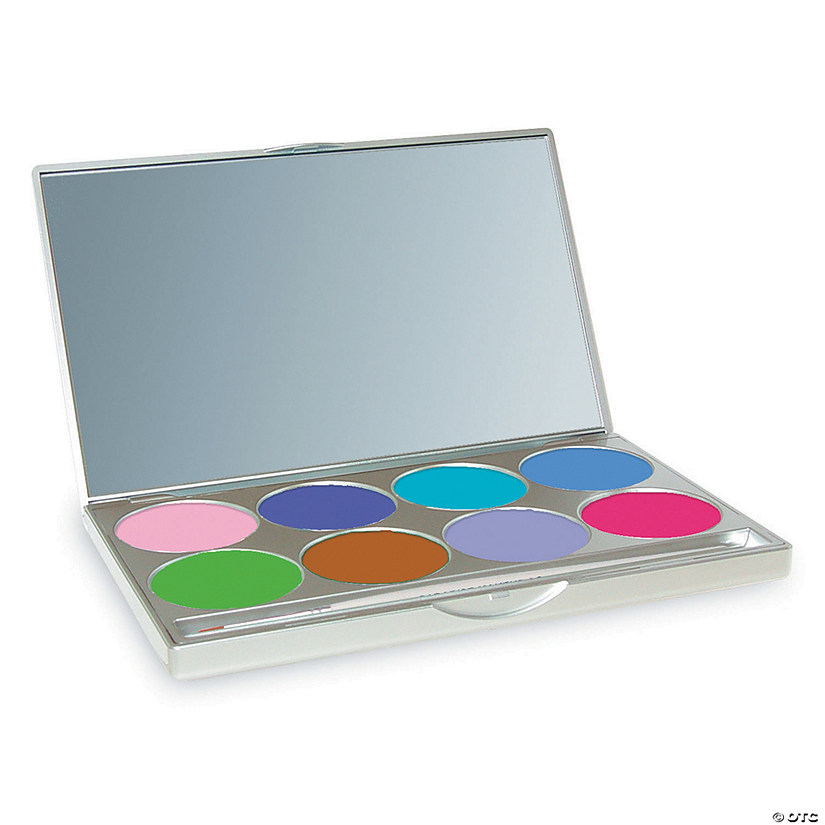Mehron Paradise Makeup AQ&#8482; 8-Color Refillable Palette Pastel Image