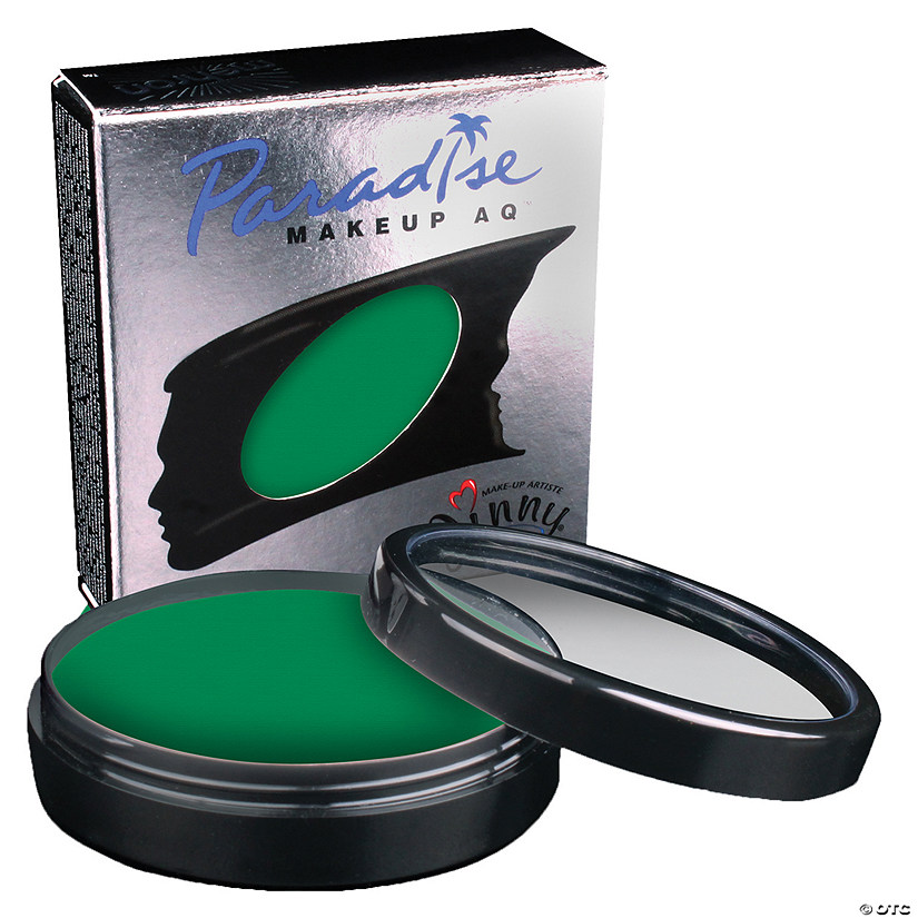 Mehron Paradise Pro AQ&#8482; Makeup Single Amazon Green Image