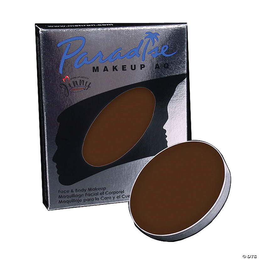 Mehron Paradise Pro AQ&#8482; Makeup Single Refill Dark Brown Image