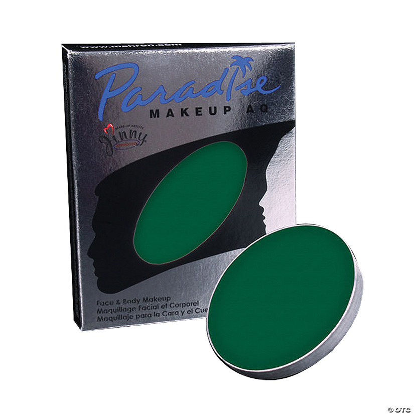 Mehron Paradise Pro AQ&#8482; Makeup Single Refill Dark Green Image