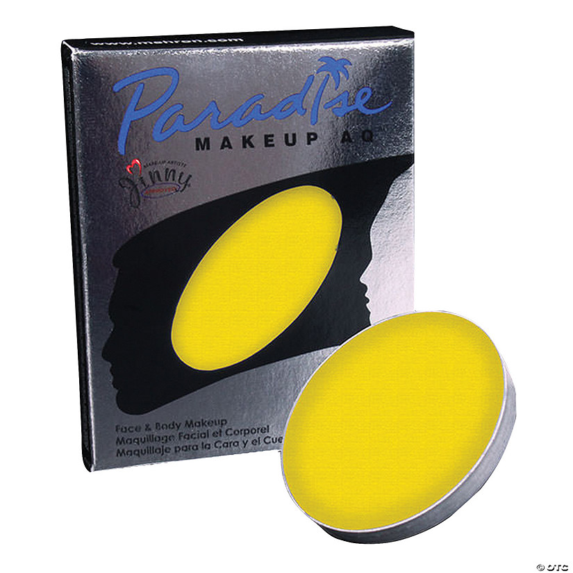 Mehron Paradise Pro AQ&#8482; Makeup Single Refill Yellow Image