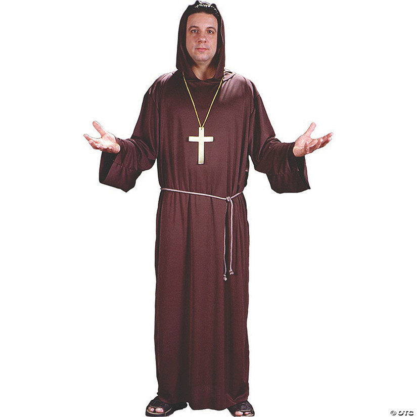 Men&#8217;s Monk's Robe Halloween Costume Image