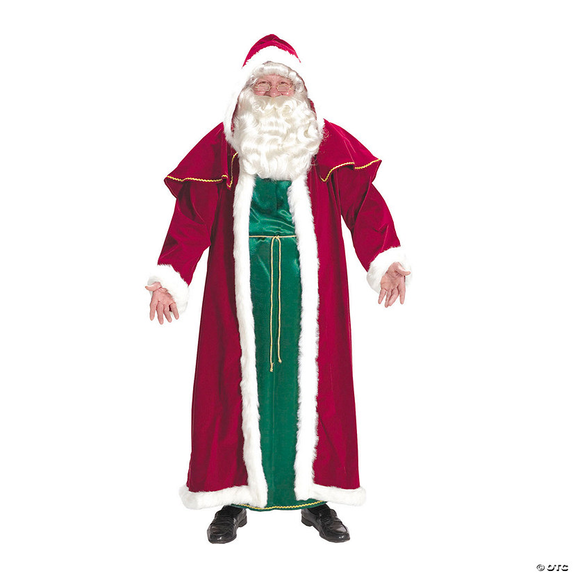 Men&#8217;s Victorian Santa Suit Costume - Size 42-50 Image