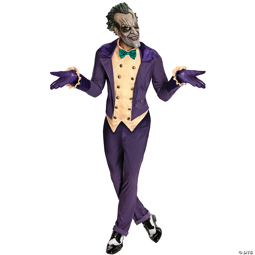 Men's Arkham City Joker Costume Image