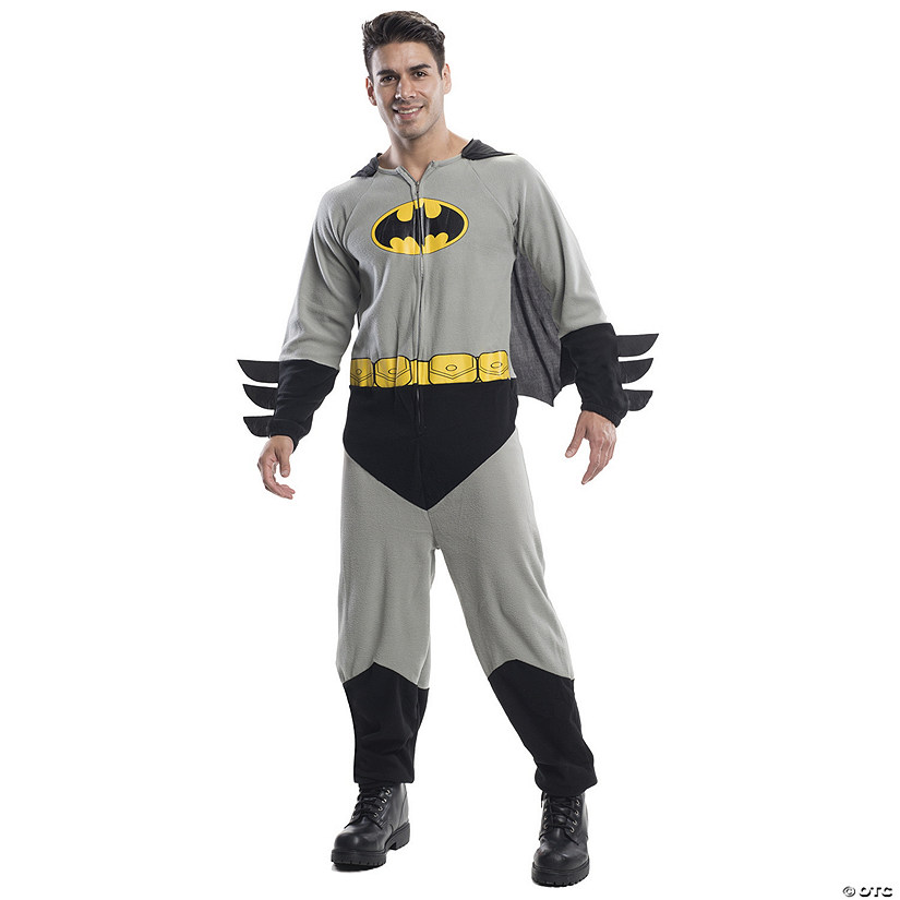 Men's Batman Onesie Costume Image