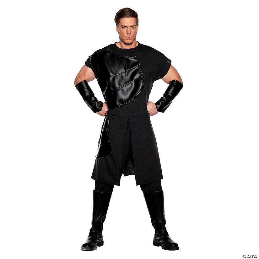 Men's Black Dragon Slayer Costume Image