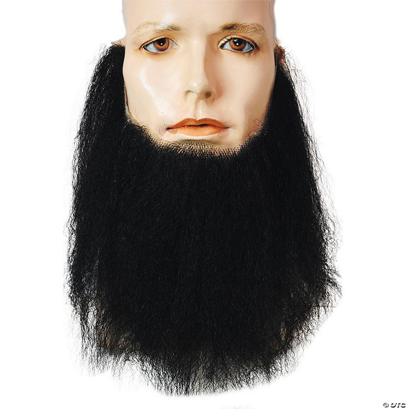 Men's Black Human Hair Beard Image