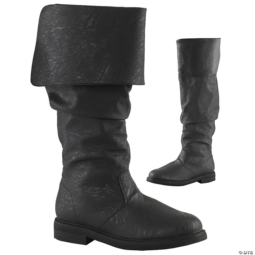 Men's Black Robin Hood Boots Image