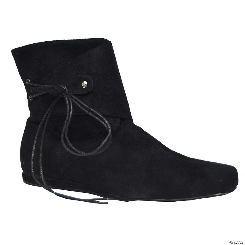 Men's Black Short Renaissance Boots Image