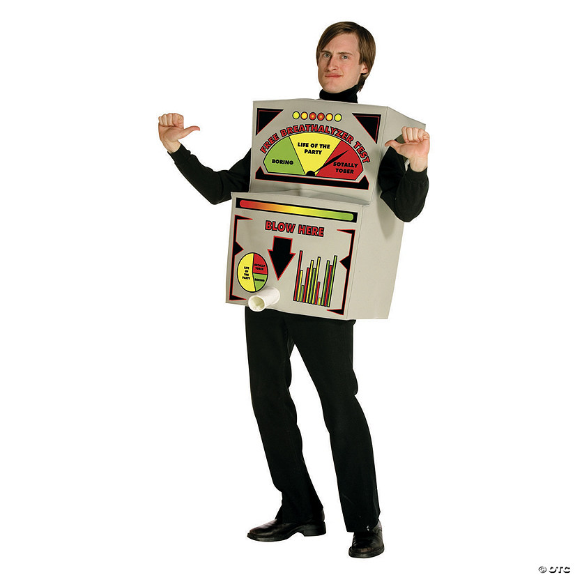 Men's Breathalyzer Costume Image