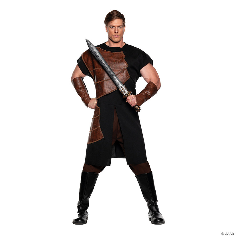 Men's Brown Dragon Slayer Costume Image