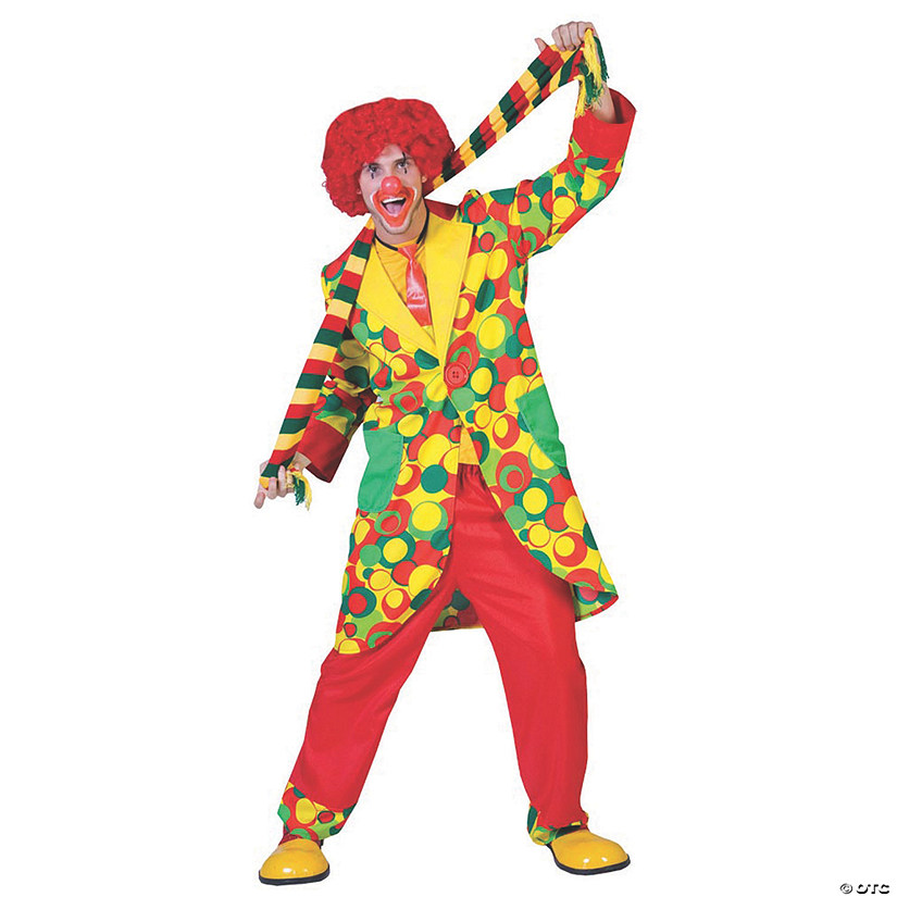 Men's Bubbles Clown Costume - Small Image