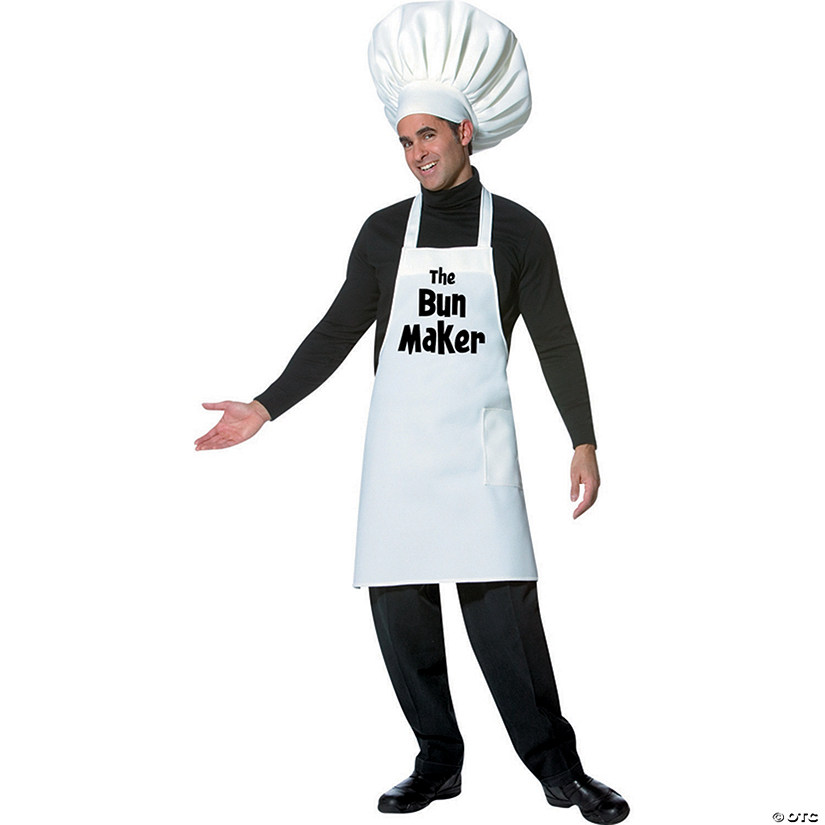 Men's Bun Maker Costume - Standard Image