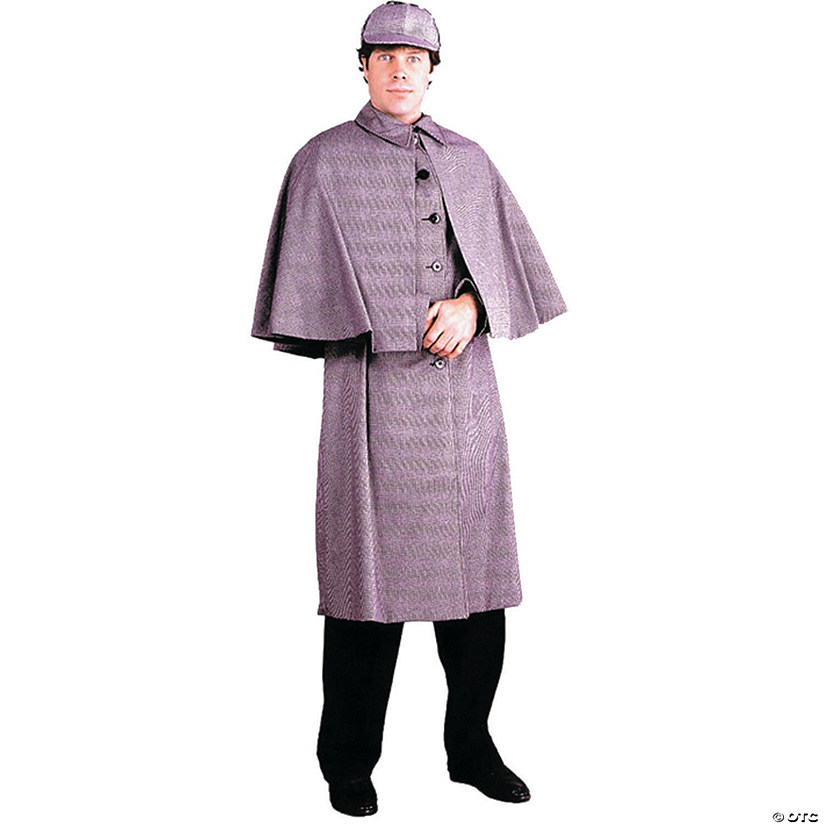 Men's Cape Sherlock Holmes Costume - Standard Image