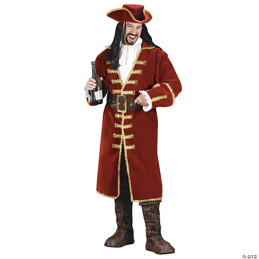 Men's Captain Black Heart Costume Image